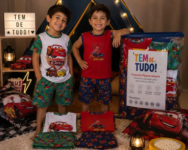 Pijama infantil menino
