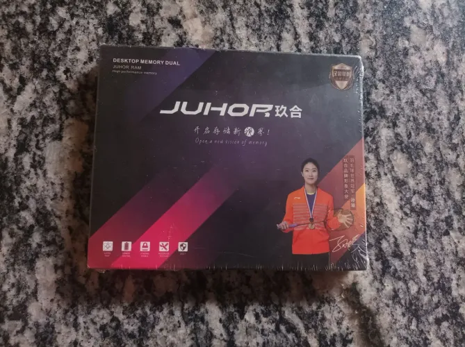 Kit Memória RAM JUHOR 16GB (2x8GB) DDR4 3600MHz CL16 - Lacrado