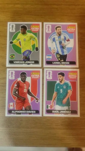 Figurinhas Legends Copa do Mundo 2022 e 2026