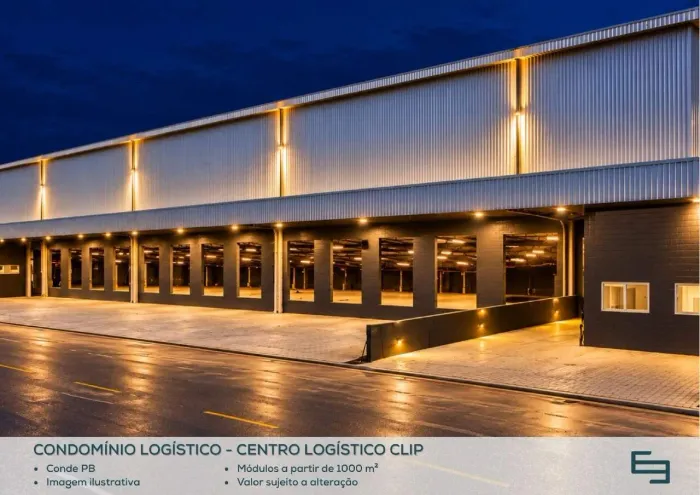Galpão para alugar em Conde/PB com 1.673,00 m² em condomínio logístico
