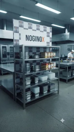 Prateleira inox 304 estante industrial
