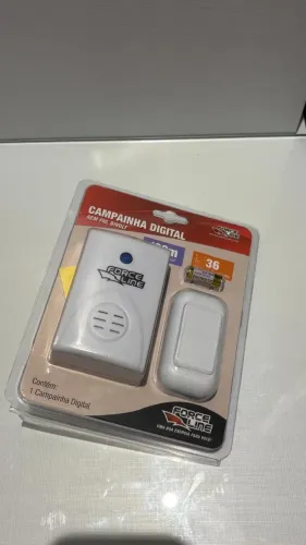 Campainha sem fio Forceline 100m 36 melodias digital