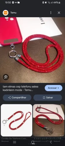 Lindo cordão pra celular