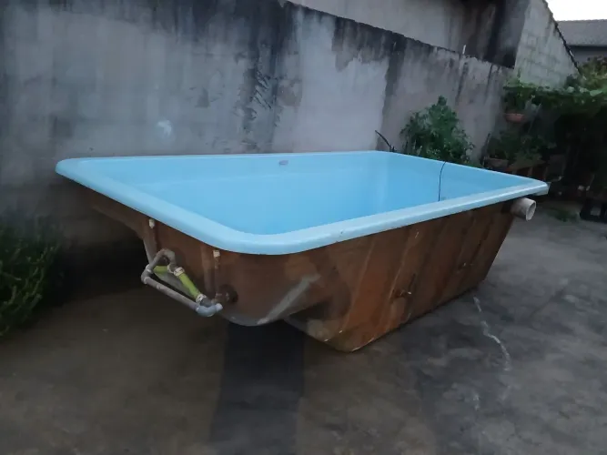 Piscina splash 3,3x1,6x1mt profundidade.