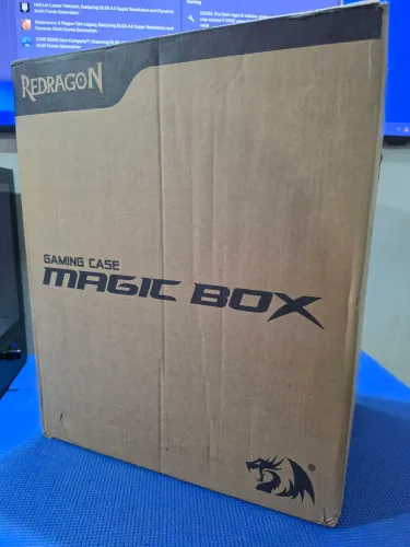 Gabinete Gamer Redragon Magic Box, Mid-Tower, Lateral de Vidro, Preto