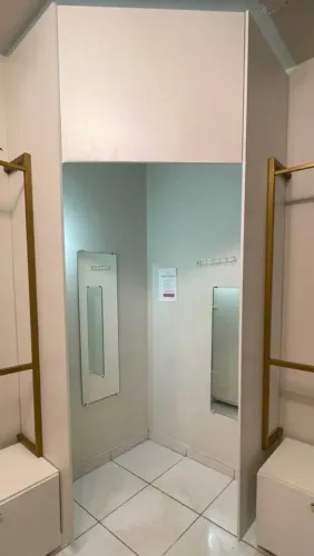 Estrutura para provador em mdf