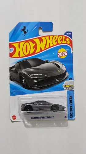Hot Wheels SF90 - Cinza