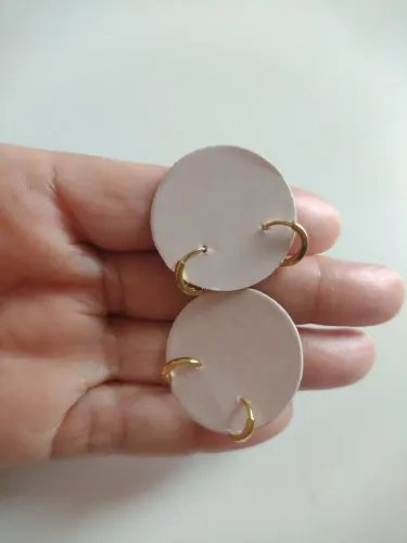 Semijóias banhado a ouro 18 k formidável presente efeito luz cada..
