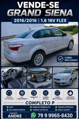 Fiat Grand Siena Essence 1.6 Flex 16V 2016