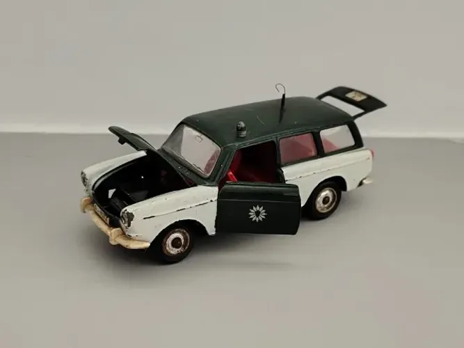 VW 1600 Variant Polizei 1/43 Marklin fab. na Alemanha anos 60
