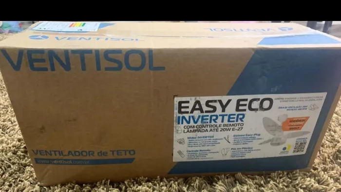 Ventilador teto ventisol "inveter"
