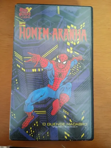 Fita VHS Homem-Aranha - O Duende Macabro | Fox Kids Video | Marvel | Dublada