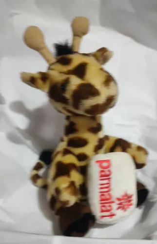 Boneco pelúcia girafa da parmalat