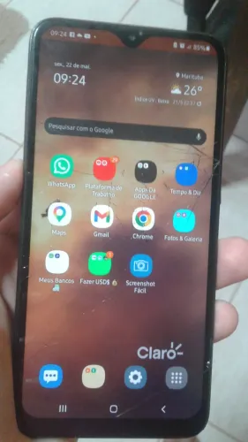 Samsung Galaxy A10 [Tela Trincada] Leia a Descrição ? 