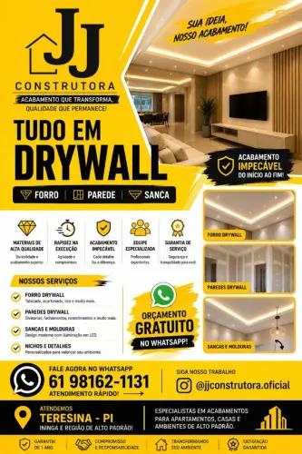 Tudo em drywall orçamento grátis