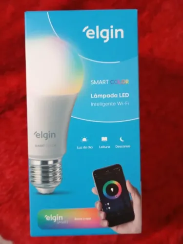 Lâmpada Inteligente Elgin LED RGB 15W | Controle por Voz