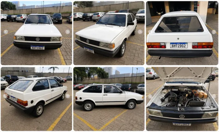 Volkswagen Gol Geração I GL 1.6 2P 1992