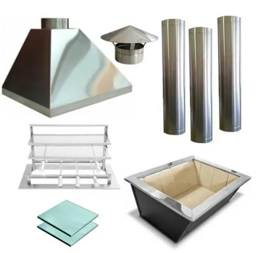 Kit churrasqueira gourmet inox