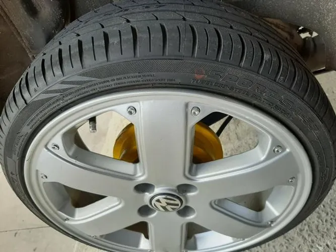 Roda aro 17 VW Trackfeld cinza saveiro 4X100  nova