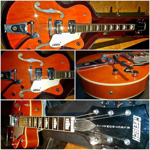 Guitarras Gretsch e Epiphone e Violão Taylor