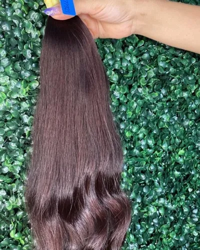 Cabelo brasileiro ruivo de 40 cm