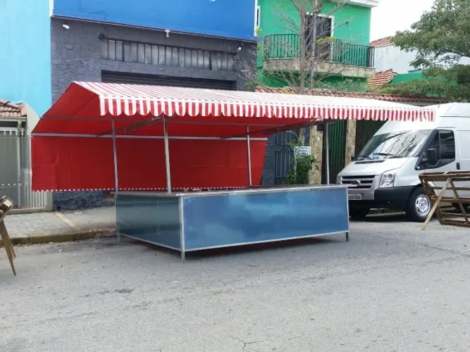 Barraca Para Pastel Feira Livre  Inox ou Aluminio