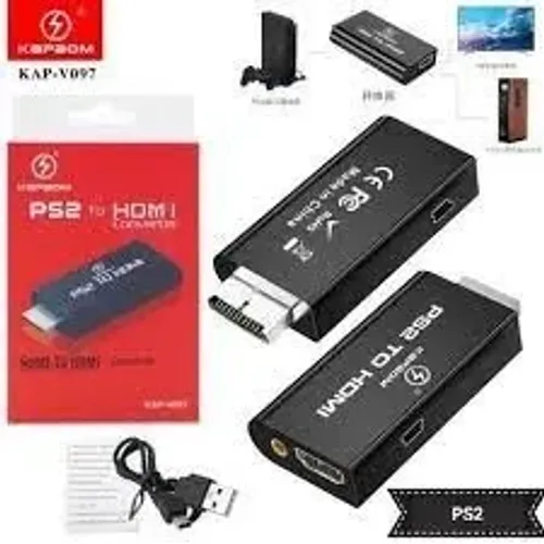 Adaptador Conversor Ps2 Audio Vídeo Av Para Cabo Hdmi Kapbom