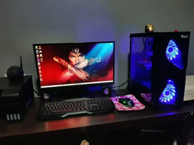 Pc gamer roda tudo pego iphone 
