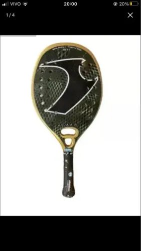 Raquete Nova Beach Tennis Profissional 