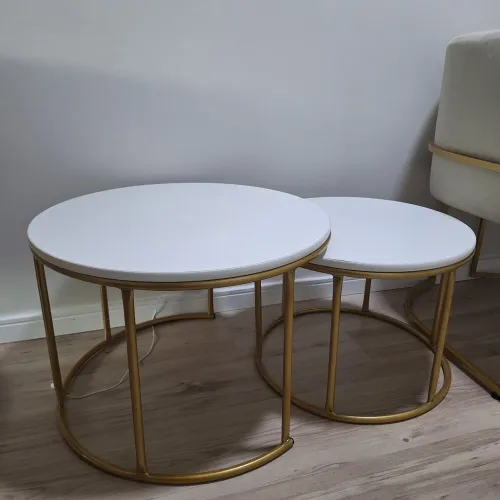 Kit com duas mesas decorativa 