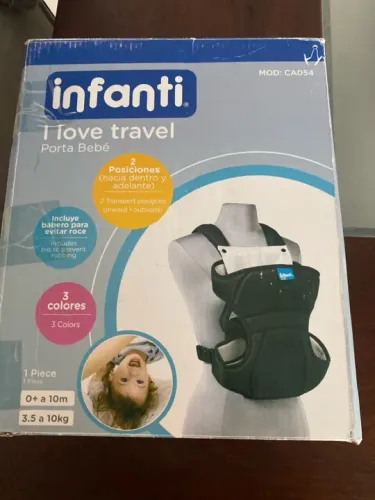 Porta Bebê Infanti I love Travel - 3 cores