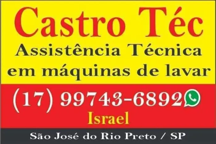 Assistência Técnica em Máquinas de Lavar - Castro Téc