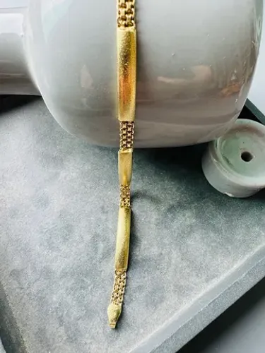 Pulseira Mista bracelete ouro 18