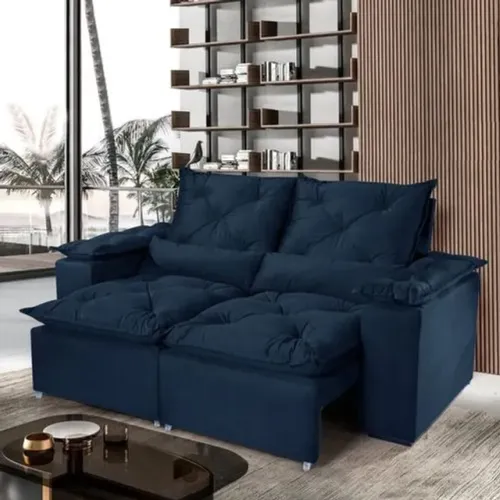 sala sofa retratil e reclinavel de 230 cm 