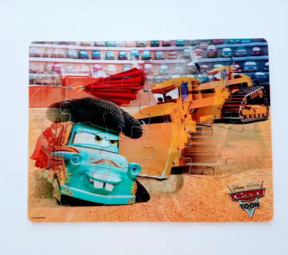 Desapego - Cars Toon 3 D, Quebra Cabeça.