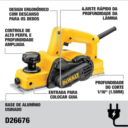 Parafusadeira Furadeira de Impacto 13mm 20V Brushless S/ bat e carr. Dewalt DCD1007B