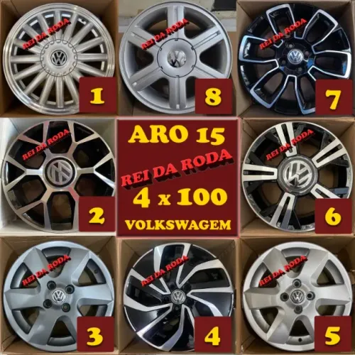 Jogo de Rodas - Volkswagen - ARO15 - Marcas Variadas!! A partir R$2.290