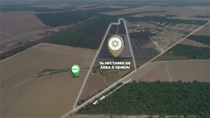 Condomínio fechado aprovado de 74 Hectares Canarinho em Sinop, MT
