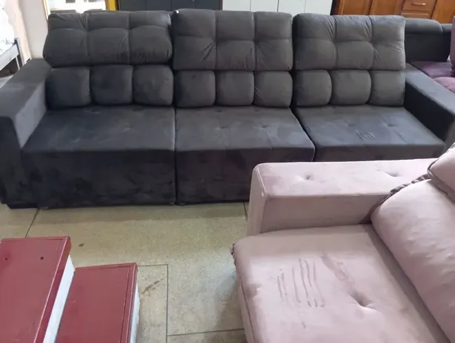 SOFÁ NOVO ALTO PADRÃO, RECLINÁVEL E RETRÁTIL 