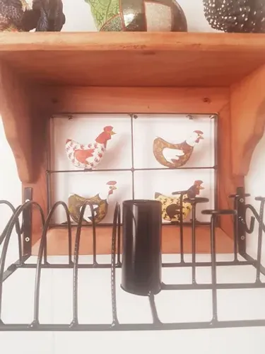 Paneleiro e escorredor de louças de parede 50cm