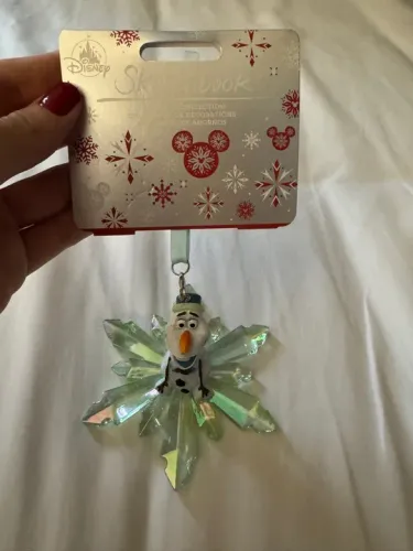 Enfeite de Natal Disney de floco de neve Olaf