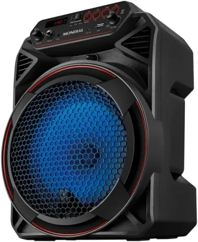 Caixa De Som Mondial Cm-150 Amplificada Connect Party Plus Preto 110v/220v Loja Coimbra