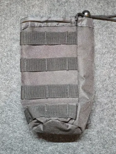 Bolsa tática para garrafa de água com sistema Molle preto :: suporte esportivo mochila