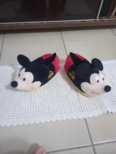 Pantufa Infantil Mickey Mouse