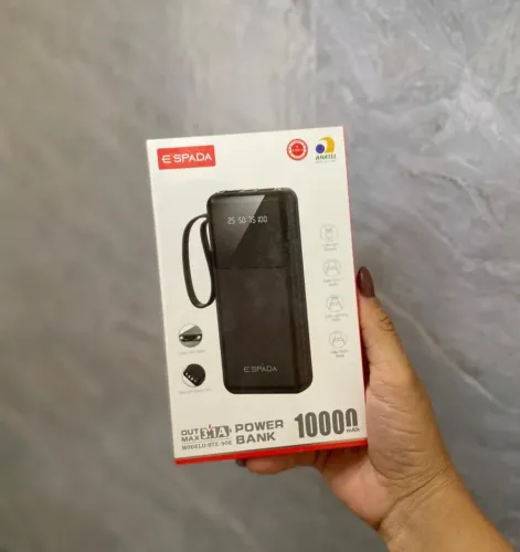 Carregador portátil 10 mil mAh -ENTREGA A DOMICÍLIO