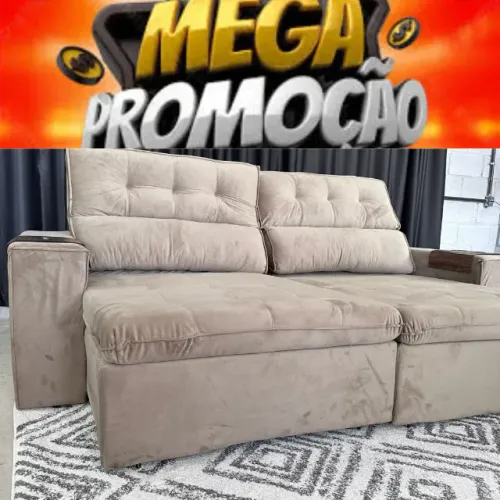 Sofa retratil petropolis 4 lugares