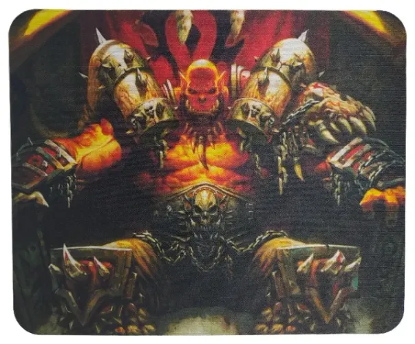Mouse Pad Gamer Garrosh Grito Infernal 22x18cm 2mm Exbom