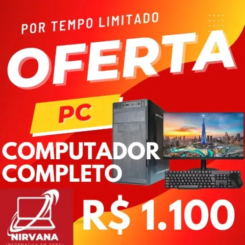 computador completo oferta e garantia com programas