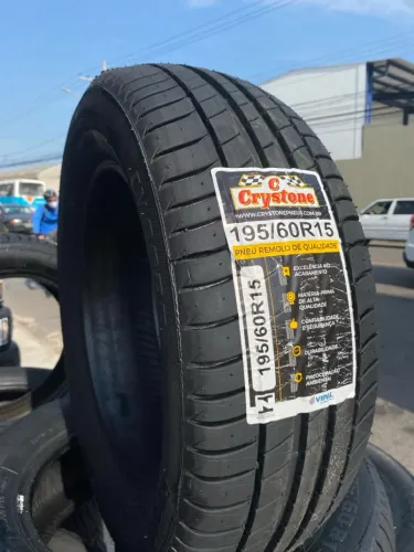 Pneu Remold 195/60R15 Crystone