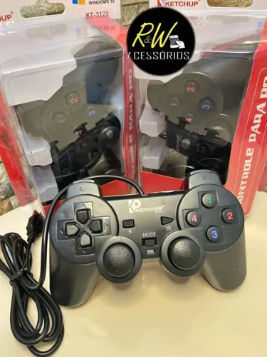 Controle Joystick USB Games Retro Computador PC 